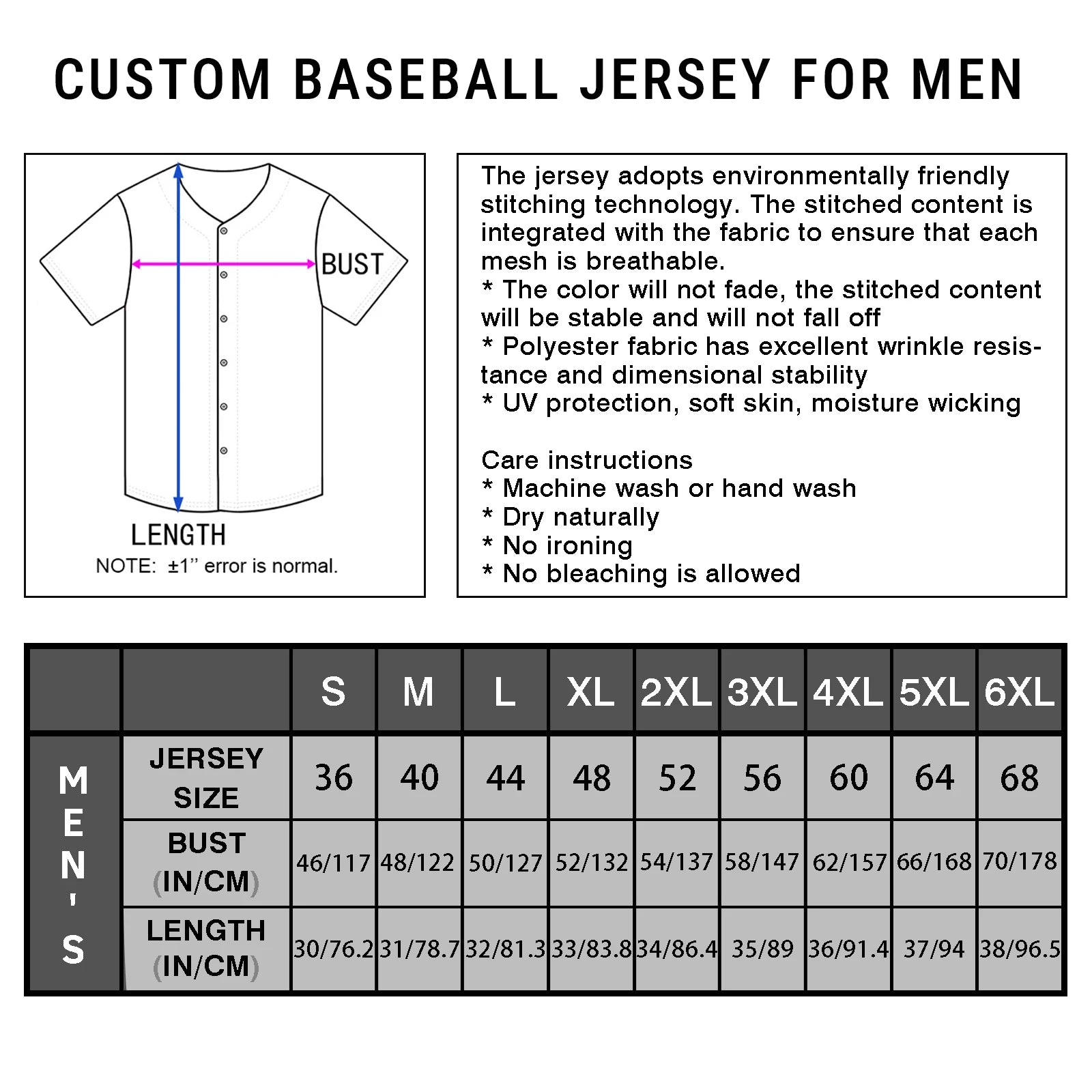 Men's Custom Baseball Jersey Solid Pinstripe Personalized Name Number Printing Fans Gift Baseball Team Shirt for Sportswear
